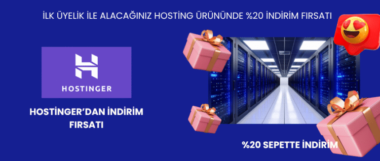 hositnger hosting alımında indirim kodu